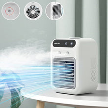 Load image into Gallery viewer, Portable 3-In-1 Cooling Fan with 2-Speed Mist