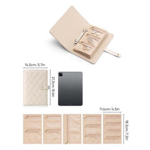 Load image into Gallery viewer, Luxury Leather Portable Jewelry Storage Book