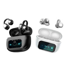 Load image into Gallery viewer, Clip-On Ear LCD Full Color Touchscreen Audio Wireless Headphones