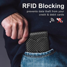 Load image into Gallery viewer, Men&#39;s Slim Wallet With RFID Blocking