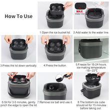Load image into Gallery viewer, Saker Clear Ice Ball Maker