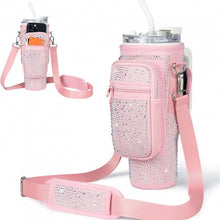 Load image into Gallery viewer, Glittering Diamond Drinkware Tumbler Bag