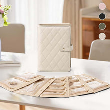 Load image into Gallery viewer, Luxury Leather Portable Jewelry Storage Book