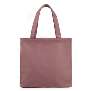 Versatile Solid Color Handbag