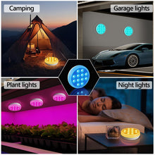 Load image into Gallery viewer, 2/4 PCS - Ultra-High Brightness Rechargeable Submersible LED Lights with Remote