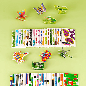 DIY 3D Creative Insect Paper Jigsaw Puzzle