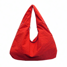 Load image into Gallery viewer, Women's Solid Color Textured Draped Tote Bag