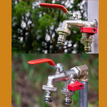 Load image into Gallery viewer, Zinc Alloy Dual Outlet Faucet for Gardening