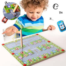 Load image into Gallery viewer, Magnetic Alphabet Car Park Toy
