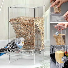 Load image into Gallery viewer, Automatic No-Spill Transparent Bird Feeder