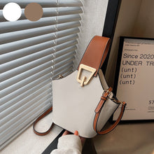 Load image into Gallery viewer, Color Clashing Shoulder Bucket Bag