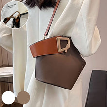 Load image into Gallery viewer, Color Clashing Shoulder Bucket Bag