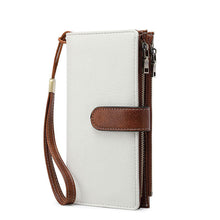Load image into Gallery viewer, RFID Tri-fold Large Capacity Long Wallet