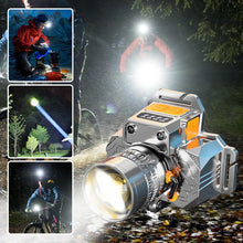 Load image into Gallery viewer, Head-Mounted Super Bright Flashlight