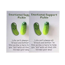 Load image into Gallery viewer, Cute Pickle Design Pocket Hug Card