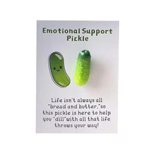 Load image into Gallery viewer, Cute Pickle Design Pocket Hug Card