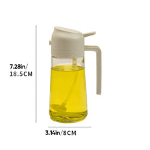 Load image into Gallery viewer, 2-in-1 Glass Oil Sprayer and Dispenser