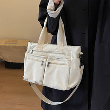 Load image into Gallery viewer, Solid Color Corduroy Tote Bag