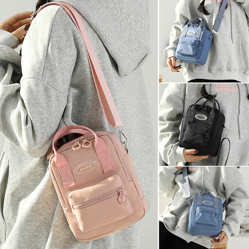 Canvas Handle Messenger Bag