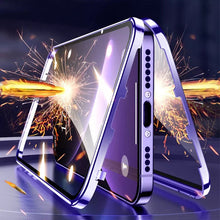 Load image into Gallery viewer, Magnetic Tempered Glass Double-Sided Phone Case