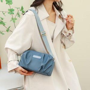Stylish Pleated Simple Crossbody Bag
