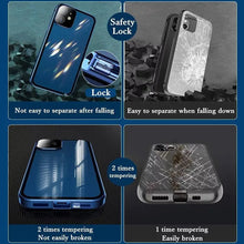 Load image into Gallery viewer, Magnetic Tempered Glass Double-Sided Phone Case