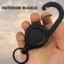 Load image into Gallery viewer, Outdoor Automatic Retractable Wire Rope Luya Anti-theft Tactical Keychain