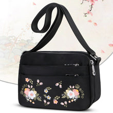 Load image into Gallery viewer, Embroidered Flower Crossbody Bag