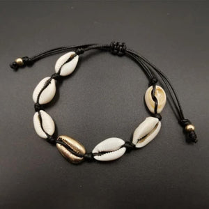 Women Cowrie Shell Bracelets Delicate Rope Chain Bracelet