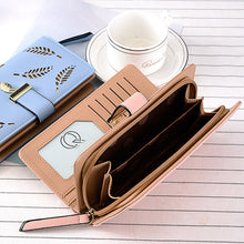 Load image into Gallery viewer, WOMEN&#39;S WALLET WITH CUT-OUT DESIGN