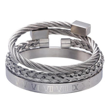 Load image into Gallery viewer, Woven Stainless Steel Bracelet