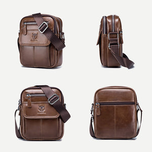 PU Leather Crossbody Bag for Men