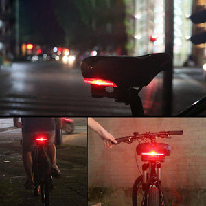 Bicycle Saddle with Taillight