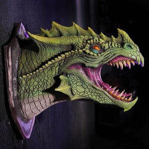 Wall Fantasy Dragon Head Wall Decor
