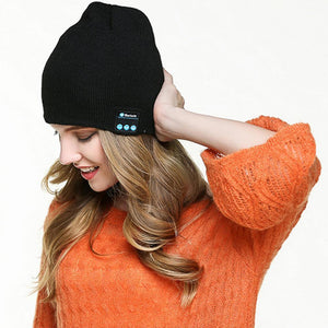 Warm knitted hat with 4.2 Bluetooth