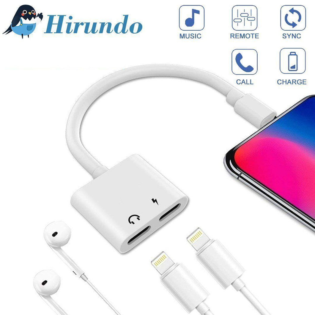 Hirundo Headphone Jack Adapter Compatible for iPhone