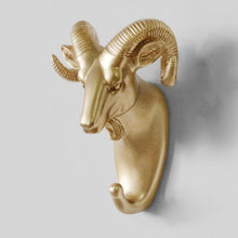 Load image into Gallery viewer, Art Animal Head Wall Hook