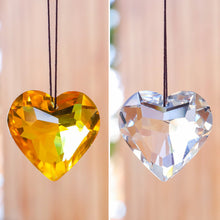 Load image into Gallery viewer, Hanging Heart Suncatcher Prism Crafts