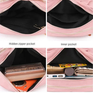 Stylish Pleated Simple Crossbody Bag