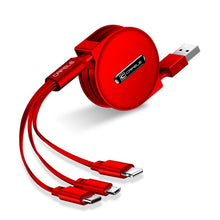 Load image into Gallery viewer, Multi-function 3 in 1 USB Charging Cable