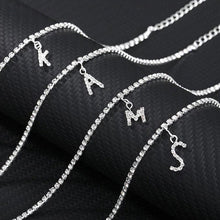 Load image into Gallery viewer, Rhinestone Letter Anklets