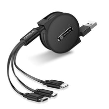 Load image into Gallery viewer, Multi-function 3 in 1 USB Charging Cable