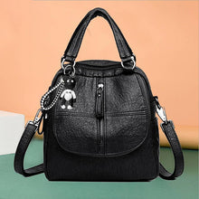 Load image into Gallery viewer, Fashion Leather Multipurpose Backpack Shoulder Handbag