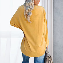 Load image into Gallery viewer, V Neck Drop Sleeve T-Shirt