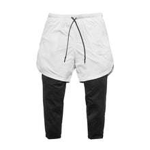 Load image into Gallery viewer, Men&#39;s Fitness Shorts with Leggings