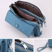 Load image into Gallery viewer, Nylon Multilayer Zip Coin Purse