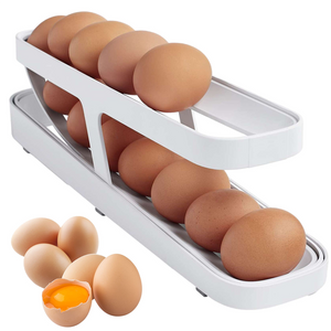 🥚Automatic Scrolling Egg Rack Holder Storage Box