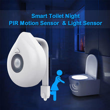 Load image into Gallery viewer, LED Induction Toilet Night Light