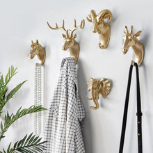 Load image into Gallery viewer, Art Animal Head Wall Hook
