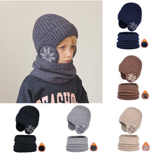 Load image into Gallery viewer, Children&#39;s Winter Fleece Scarf Suit